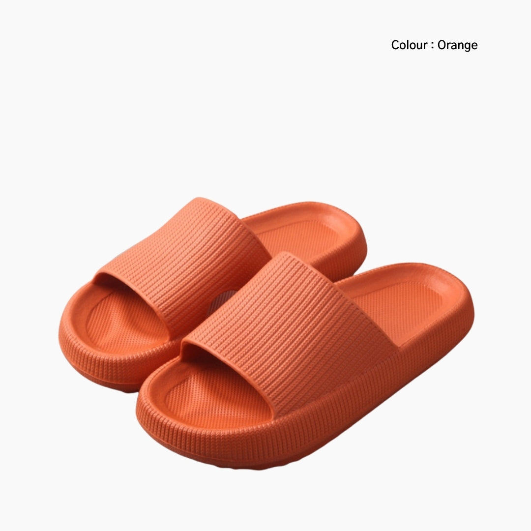Orange Non-Slip Sole, Wear Resistant : Indoor Slippers for Women: Chapala - 0288ChF