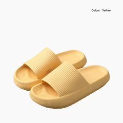 Yellow Non-Slip Sole, Wear Resistant : Indoor Slippers for Women: Chapala - 0288ChF