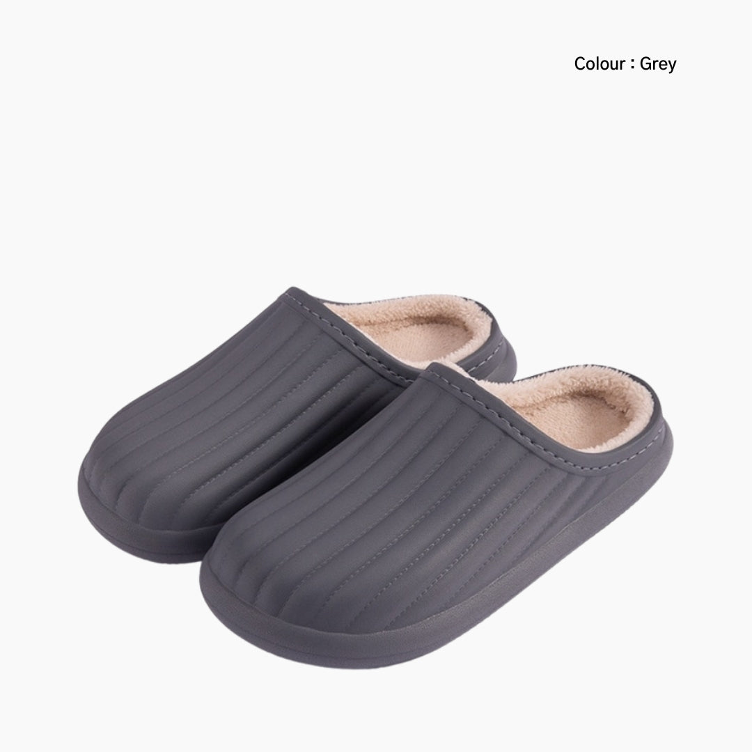 Chelsea Colourblock Stripe Slippers - Blue/White/Navy - Youth