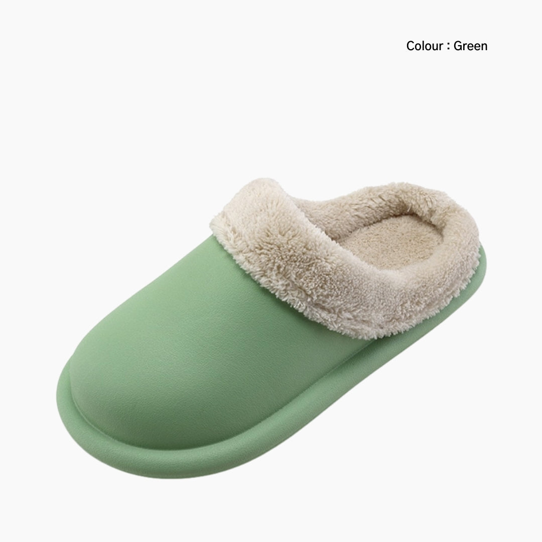 Green Anti-Slip Sole, Waterproof : Indoor Slippers for Women: Chapala - 0295ChF