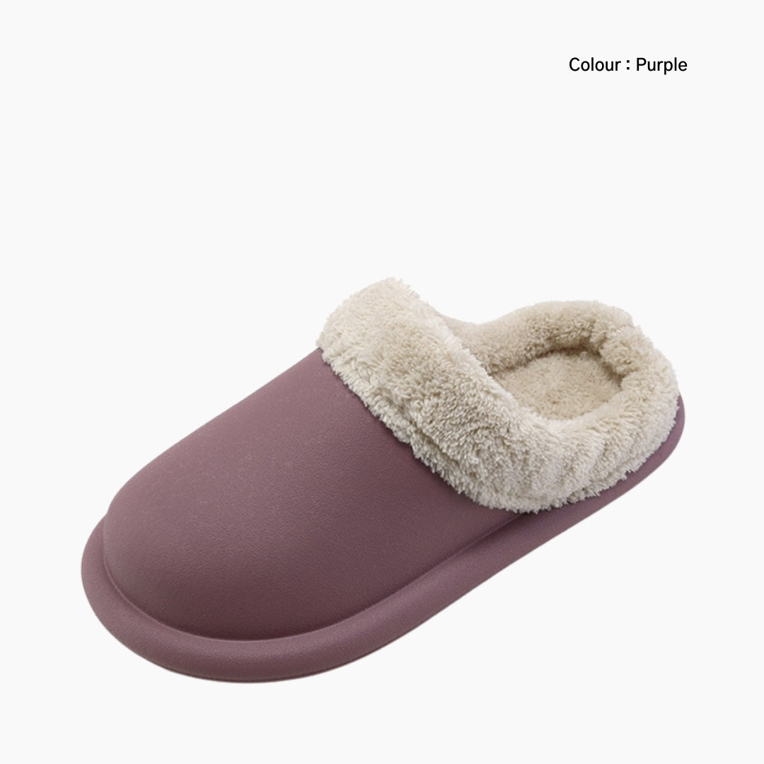 Purple Anti-Slip Sole, Waterproof : Indoor Slippers for Women: Chapala - 0295ChF