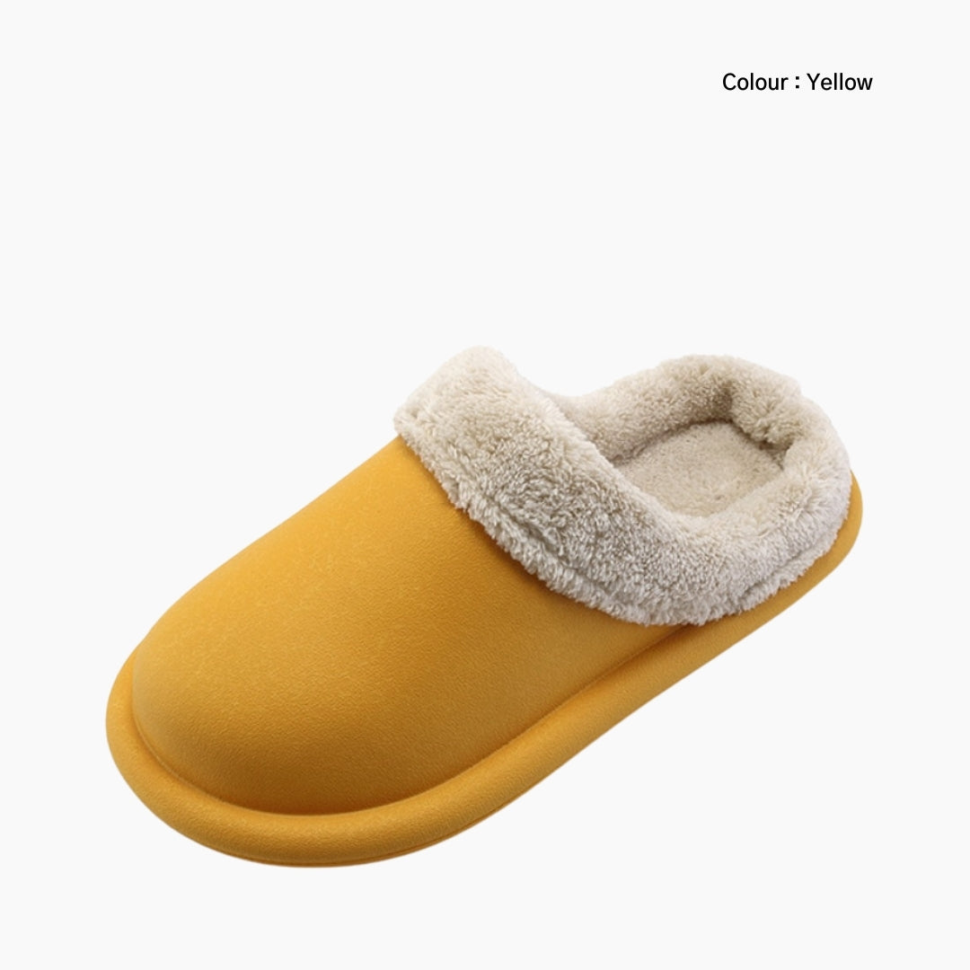 Yellow Anti-Slip Sole, Waterproof : Indoor Slippers for Women: Chapala - 0295ChF