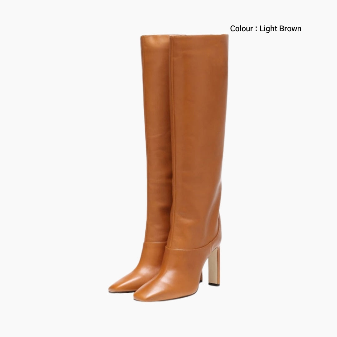 Back Straps High Heeled Tall Boots for Women 3376 | Shoe boots, Boots, Knee  high boots