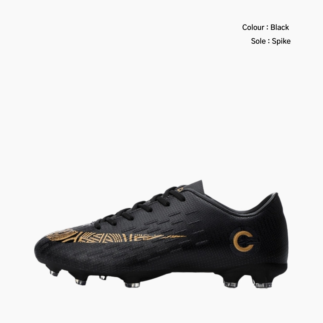 Black Breathable, Height Increasing : Football Boots for Men : Gola - 0339GlM