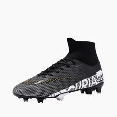 Black Waterproof, Non-Slip Sole : Football Boots for Men : Gola - 0346GlM