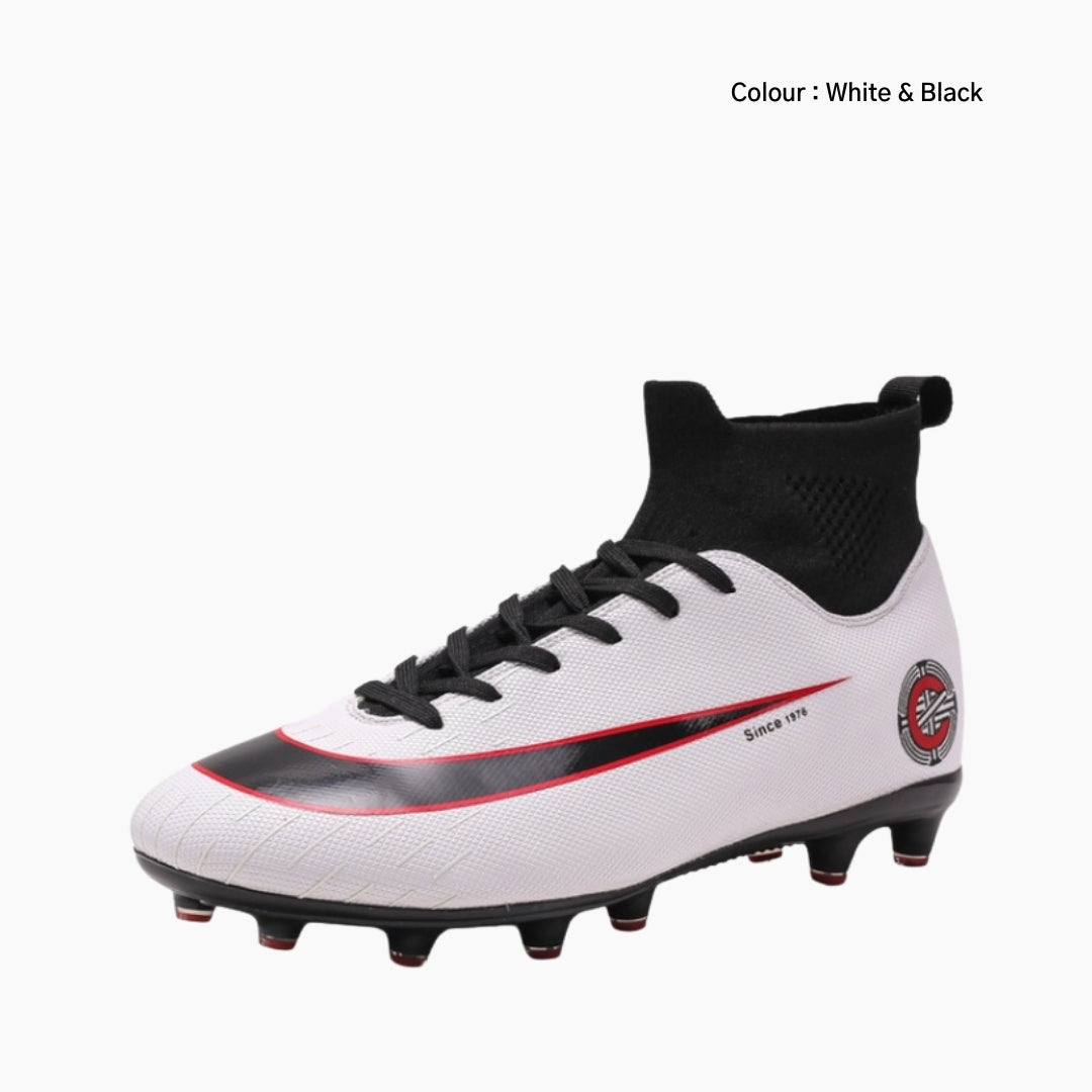 White & Black Lace-Up, Breathable : Football Boots for Women : Gola - 0352GlF