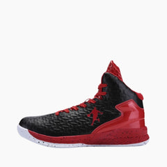 Black & Red Height Increasing, Cushioned : Basketball Shoes for Men : Laba - 0408LaM