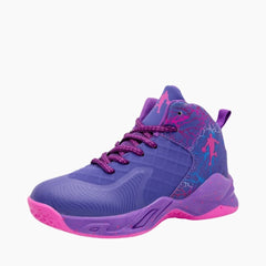 Purple Slip-On, Anti-Slippery : Basketball Shoes for Men : Laba - 0409LaM