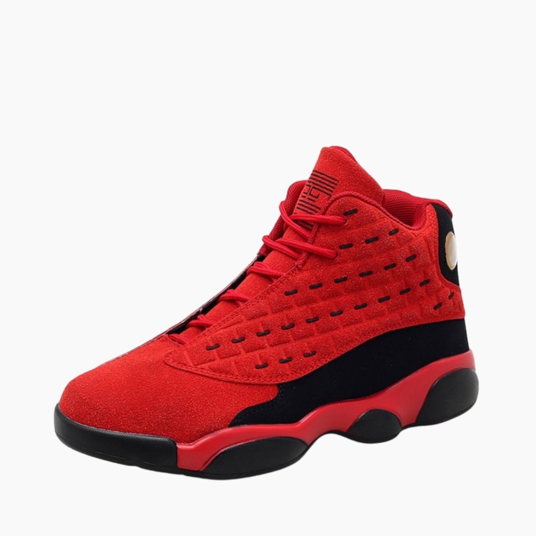Red & Black Breathable, Non-Slip : Basketball Shoes for Men : Laba - 0411LaM