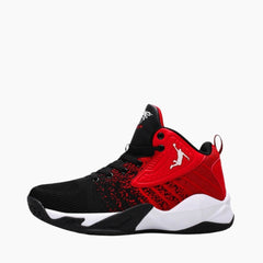 Black & Red Waterproof, Cushioned : Basketball Shoes for Men : Laba - 0415LaM