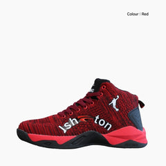 Red Breathable, Waterproof : Basketball Shoes for Men : Laba - 0417LaM