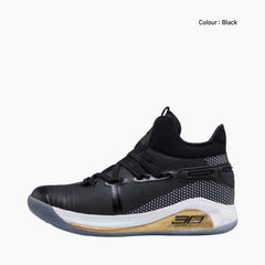 Black Height Increasing, Shock Absorption sole : Basketball Shoes for Men : Laba - 0418LaM