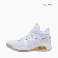 White Height Increasing, Shock Absorption sole : Basketball Shoes for Men : Laba - 0418LaM