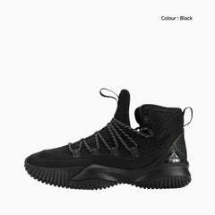 Black Non-Slip Sole, Wear Resistant : Basketball Shoes for Men : Laba - 0419LaM