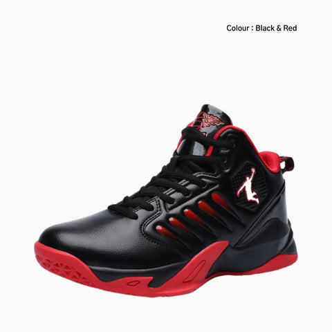 Black & Red Height Increasing, Wear Resistant : Basketball Shoes for Women : Laba - 0424LaF