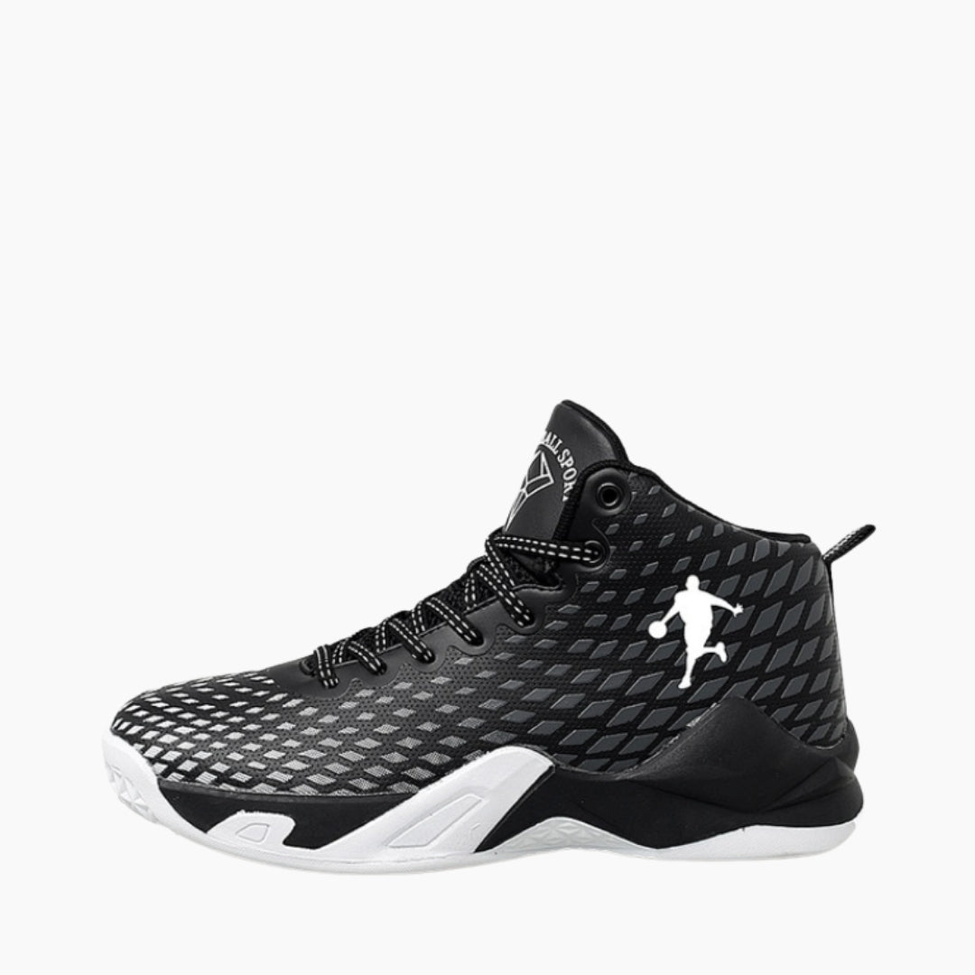Black Breathable, Cushioned : Basketball Shoes for Women : Laba - 0425LaF