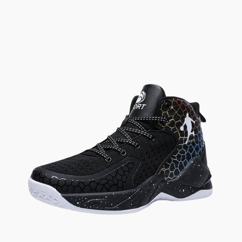 Black Breathable, Cushioned : Basketball Shoes for Women : Laba - 0426LaF