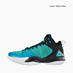 Black & Blue Height Increasing, Non-Slip Sole : Basketball Shoes for Women : Laba - 0433LaF