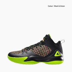 Black & GReen Height Increasing, Non-Slip Sole : Basketball Shoes for Women : Laba - 0433LaF
