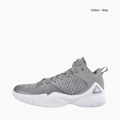 Grey Height Increasing, Non-Slip Sole : Basketball Shoes for Women : Laba - 0433LaF