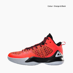 Orange & Black Height Increasing, Non-Slip Sole : Basketball Shoes for Women : Laba - 0433LaF