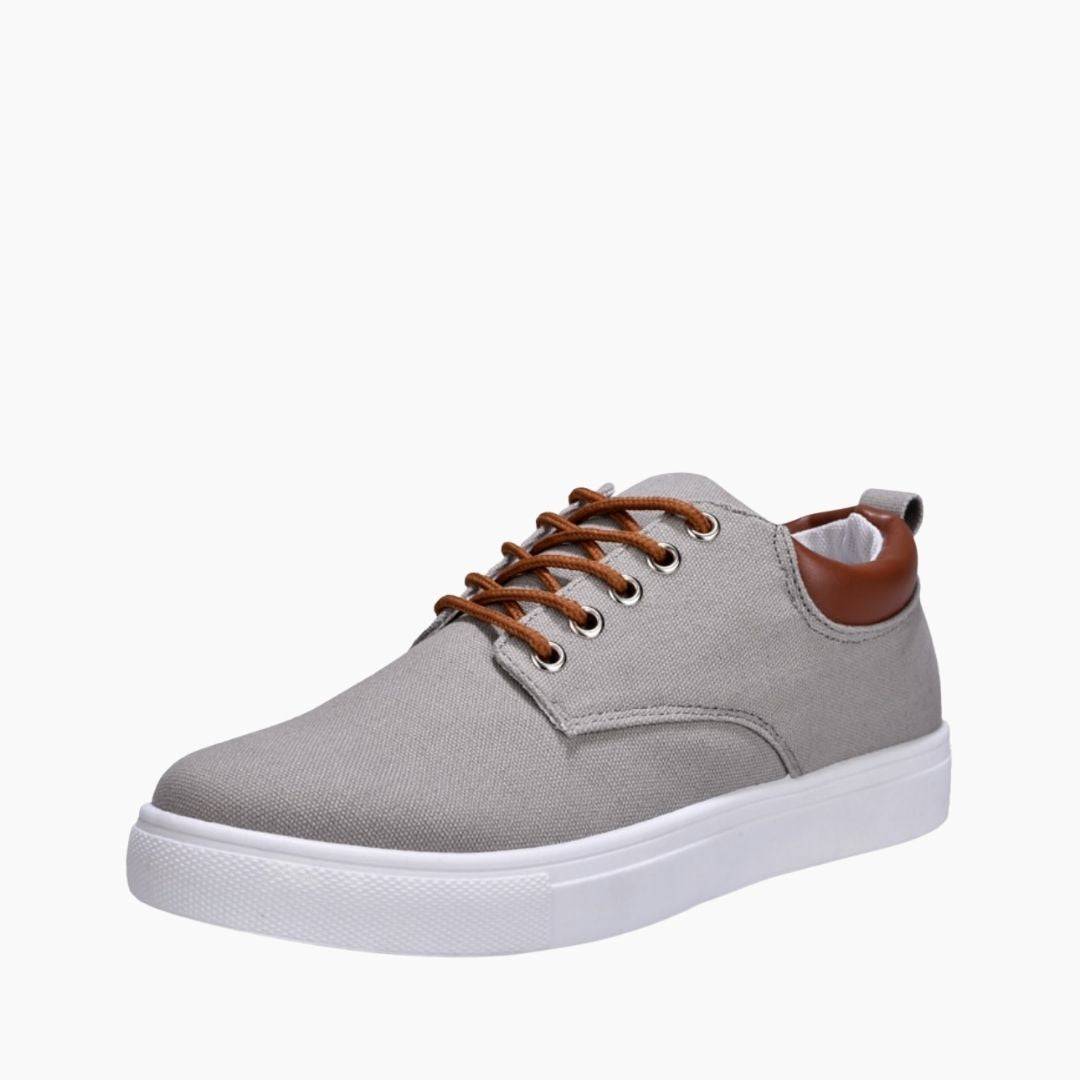 Grey Sweat Absorbent, Hard-Wearing : Casual Shoes for Men : Maanak - 0454MaM