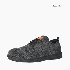 Black Non-Slip Sole, Anti-Odour : Casual Shoes for Men : Maanak - 0456MaM