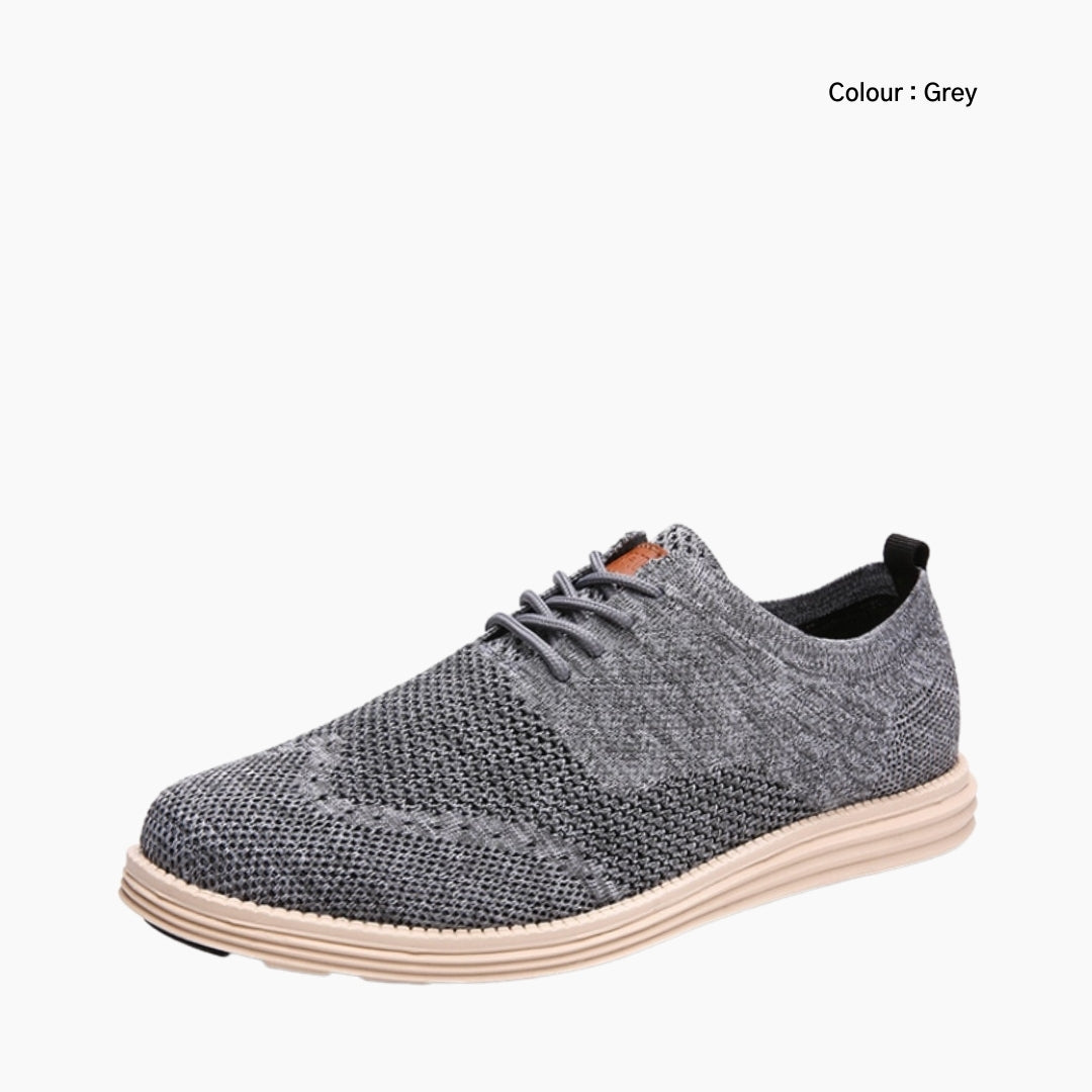 Grey Non-Slip Sole, Anti-Odour : Casual Shoes for Men : Maanak - 0456MaM