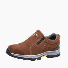 Brown Anti-pierce, Steel Toe Shoes : Safety Boots for Women : Mazbuut - 0472MzF