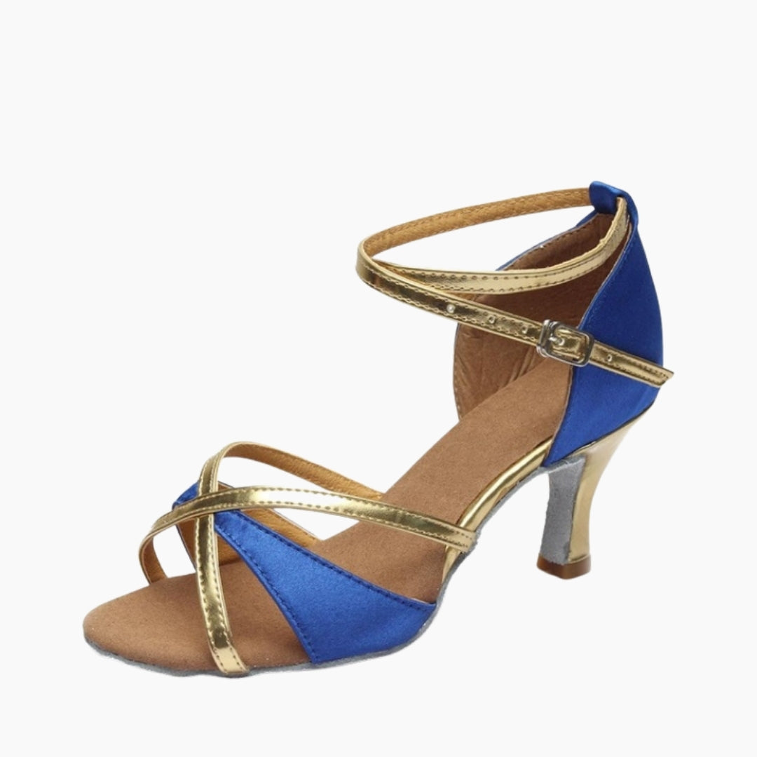 Blue Anti-Slippery, Flexible : Dance heels for Women : Naach - 0476NaF