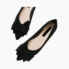 Pointed-Toe, Slip-On : Ballet Flats : Hoora - 0510HoF
