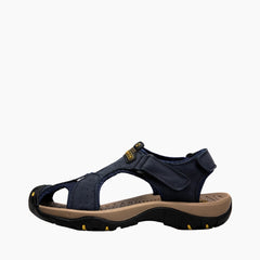 Elastic Band Closure, Comfortable : Flat Sandals for Men : Nuu - 0522NuM