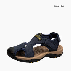 Blue Ankle-Wrap : Flat Sandals for Men : Nuu - 0523NuM