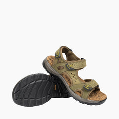 Hook & Loop Closure : Flat Sandals for Men : Nuu - 0526NuM