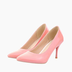 Pink Slip-On, Pointed Toe : Wedding Heels : Piari - 0549PiF