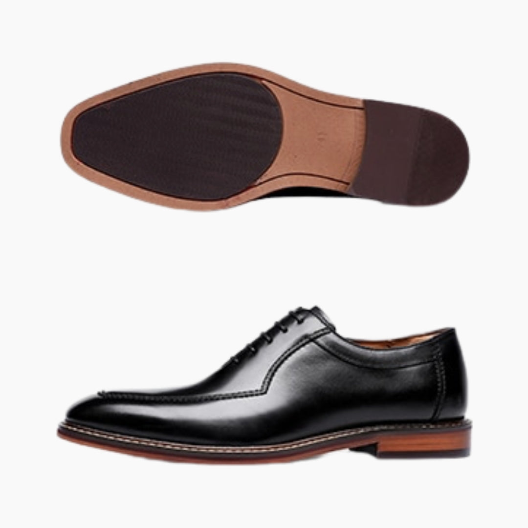 Round-Toe, Lace-Up: Oxford Shoes for Men : Purakha - 0566PuM
