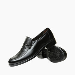 Black Non-Slip Soles, Shock Resistance : Work Shoes for Men : Sahi - 0581SaM
