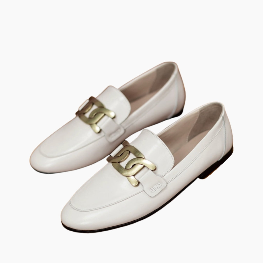 Slip-On, Round-Toe : Flat Shoes for Women : Sahi - 0588SaF