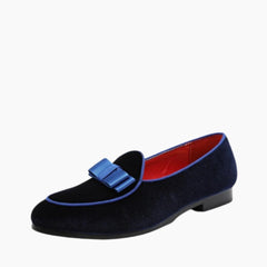 Blue Pointed-Toe, Slip-On : Men's Wedding Shoes : Viah - 0624ViM