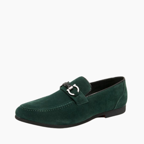 Green Slip-On, Loafers : Smart Casual Shoes for Men : Teja - 0636TeM