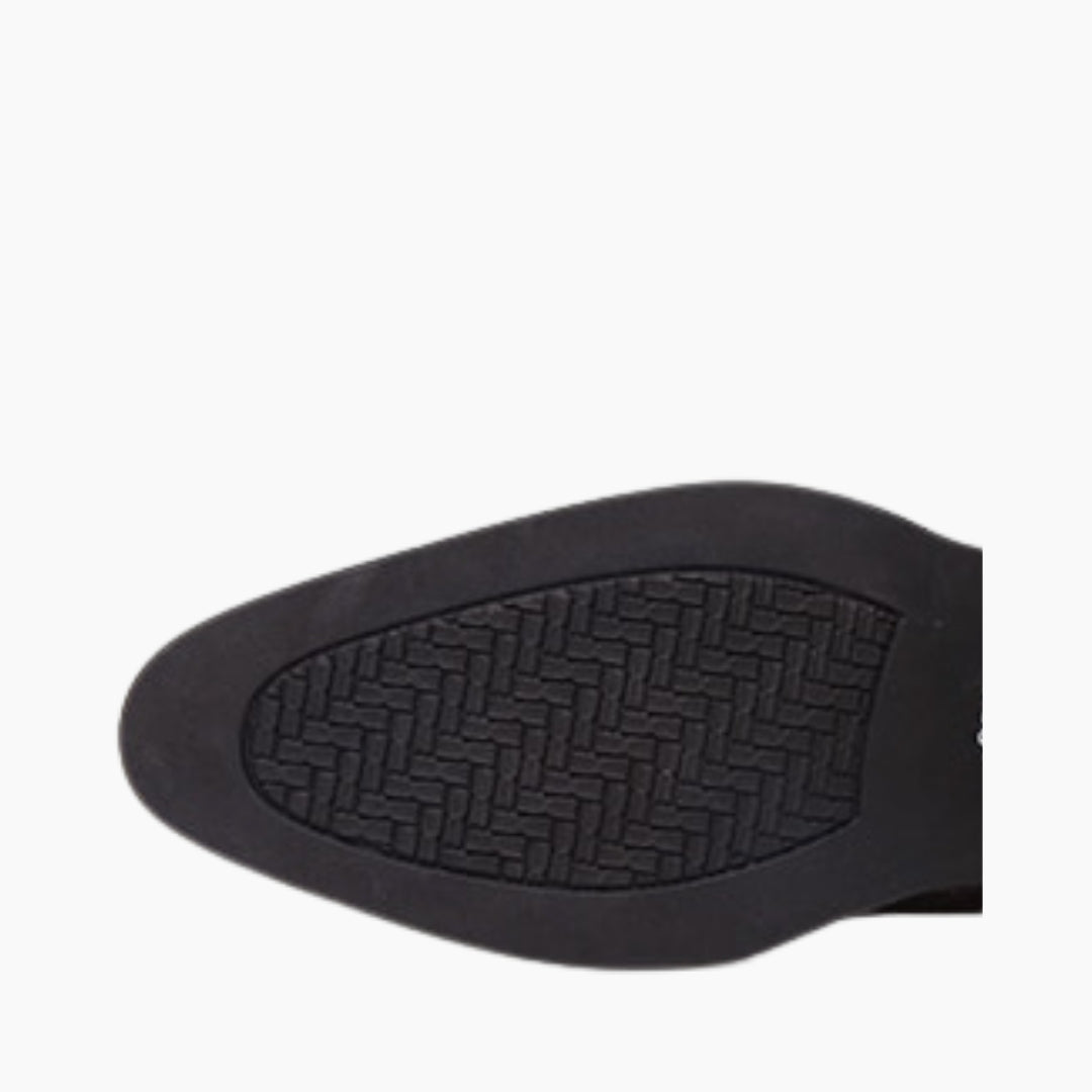 Black Pointed-Toe, Slip-On : Smart Casual Shoes for Men : Teja - 0638TeM