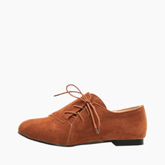 Round-Toe, Lace-Up : Smart Casual Shoes for Women : Teja - 0641TeF