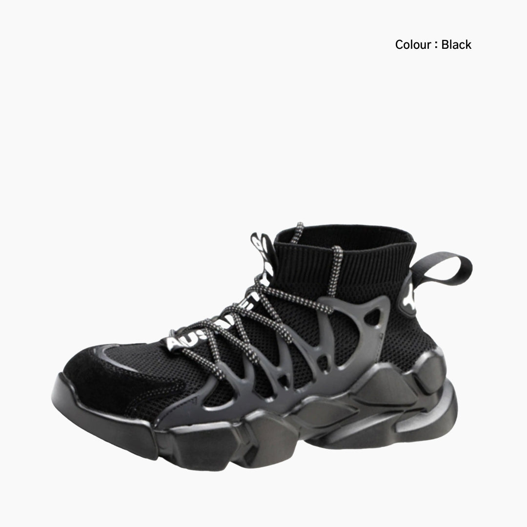 Black Puncture Proof, Non-Slip Sole : Safety Shoes for Men : Rakhia - 0668RaM