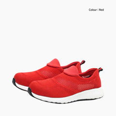 Red Anti-Smashe, Anti-Slip : Safety Shoes for Women : Rakhia - 0678RaF