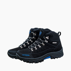 Black Anti-Skid, Shockproof : Hiking Boots for Men : Pahaara - 0683PaM