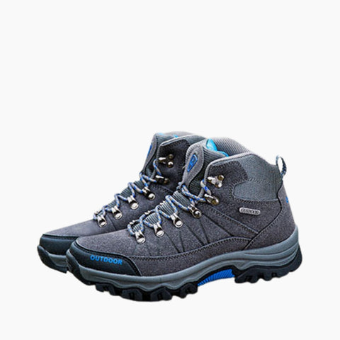 Grey Anti-Skid, Shockproof : Hiking Boots for Men : Pahaara - 0683PaM