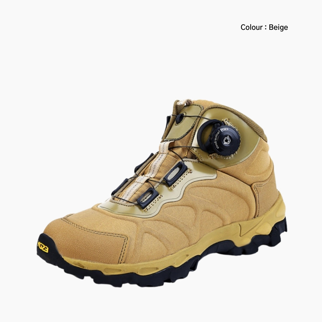 Beige Handmade, Arch Support : Hiking Boots for Men : Pahaara - 0690PaM