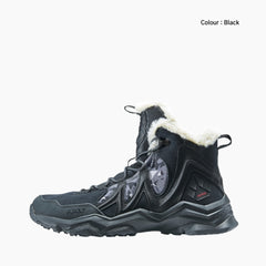 Black Height Increasing, Cushioned midsole : Hiking Boots for Men : Pahaara - 0691PaM