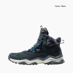 Black Shock Absorption, Anti Freeze : Hiking Boots for Men : Pahaara - 0697PaM