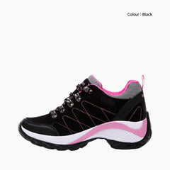 Black Height Increasing, Waterproof : Hiking Boots for Women : Pahaara - 0702PaF